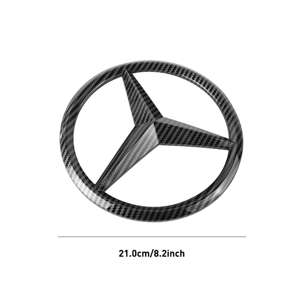 C200 E300 2026 Hot 1pc 188mm/210mm ABS Car Front Grille Badge For Benz W204 W205 W210 W211 W212 W213 A/C/E/S class/CLA/GLA GLC D