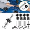 4pcs with Gasket T-Slot Bolts Galvanized Star Knobs Professional T Track Bolts  T Track Accessories