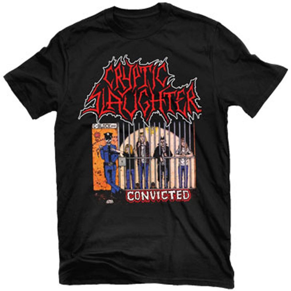 CRYPTIC SLAUGHTER Convicted T-Shirt NEW! Relapse Records TS4320 Unisex T-Shirt S