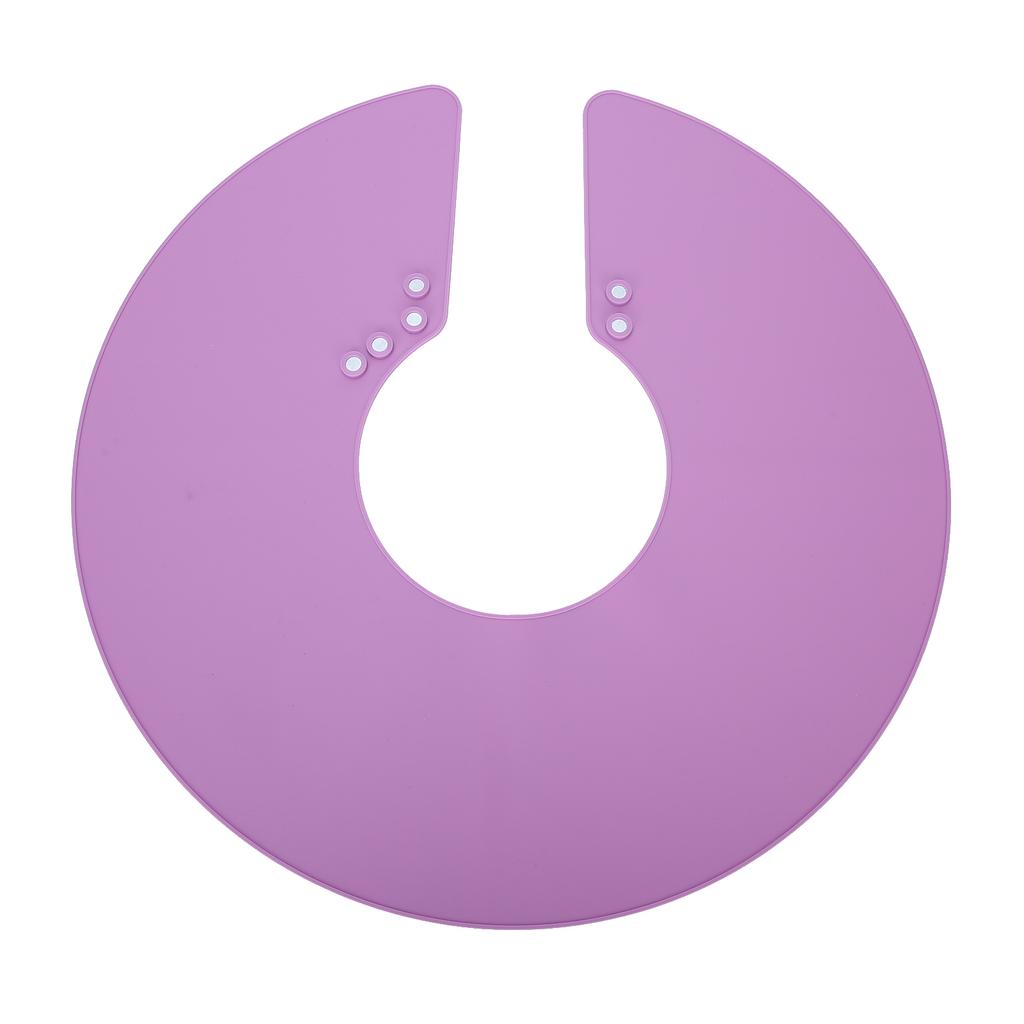 Barber Shop Silicone Hair Cutting Dyeing Cape Waterproof Hairdressing Shawl Round