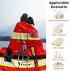 Firefighter Customize Your Name Blanket Throw Customizable Blanket Soft & Cozy Throw For Home Decor Chair Seaside Nap Ideal for All Seasons