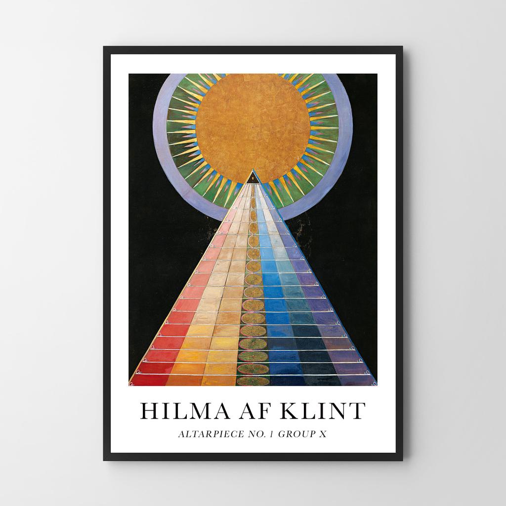 Poster Hilma Af Klint Pyramid