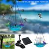 Multifunctional Bird Feeders Bath Tray with Flower Shape for Outdoor Space Lawn Feeder Bright Flower