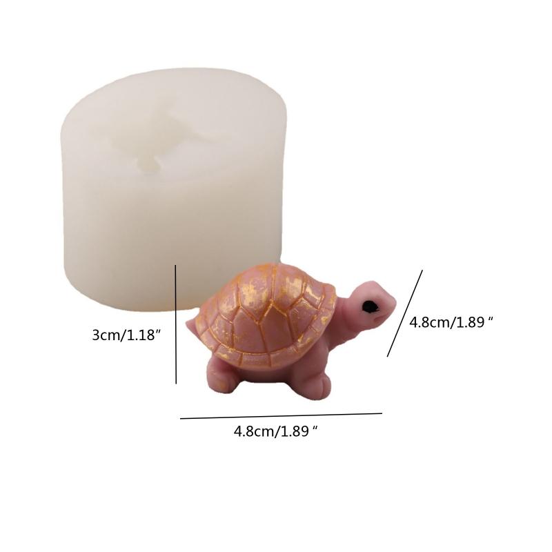 For Turtle Candle Silicone Mold for Handmade Desktop Decoration Gypsum Epoxy Resin Aromatherapy Candle Silicone Mould