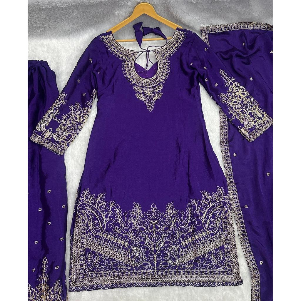 Pakisatni Salwar Kameez Designer Wedding Party Wear Ethnic Palazzzo Suit Dress