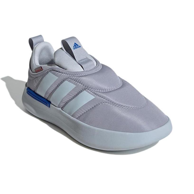 Adidas Adipuff Trendy Mote Sklisikre Slitesterke Lavsko Fritidssko Unisex Fritidssko Grå Blå JP7707