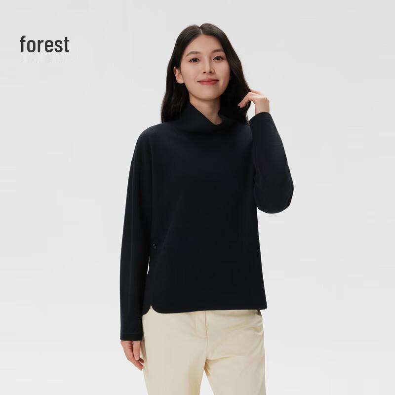 KOLON SPORT Women s Wool Blend High-Neck Sweatshirt L