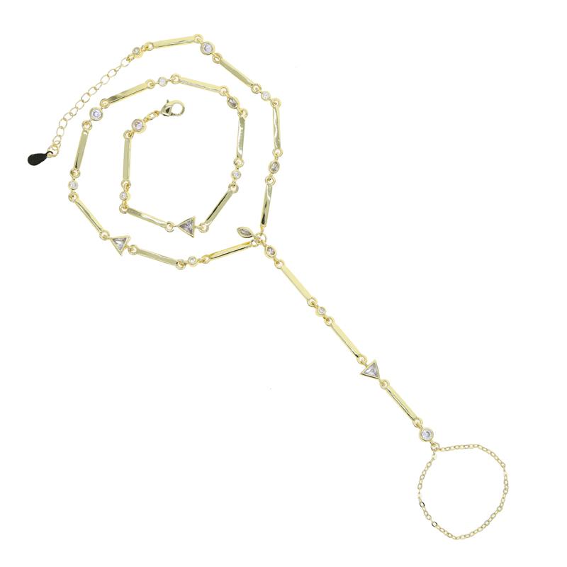 New Special Water Drop Bling Oval CZ Choker Necklace Gold Plated Lariat Long Bar Tear Drop Y Shape Long Tassel Women Jewelry Set
