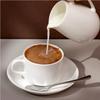 Handle White Porcelain Latte Coffee Milk Pot, Mini Milk Can, Sauce, Drainage Cup, Sugar Can, Coffee Utensils, Hotel Tableware