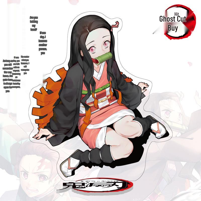 Demon Slayer 40-1 Duży Akrylowy Standee: Kolekcjonerska figurka Tanjiro i Nezuko