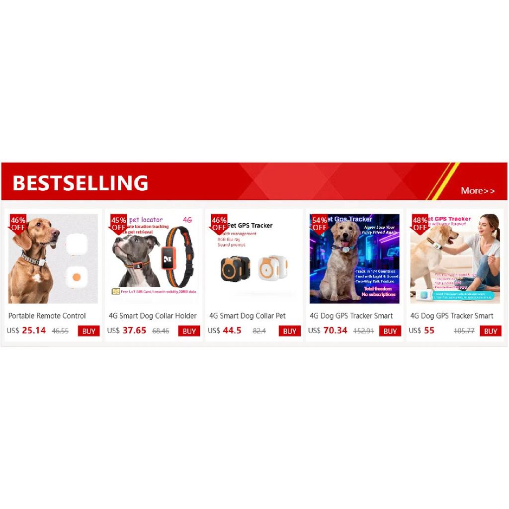 4G Smart Dog Collar Holder GPS Tracker for Pet Waterproof Cat Tracking Device Pet Locator with Find My for iOS Android
