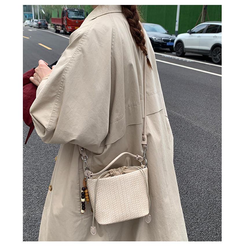IELGY Ladies Messenger Bag Summer Retro Portable Bucket Bag