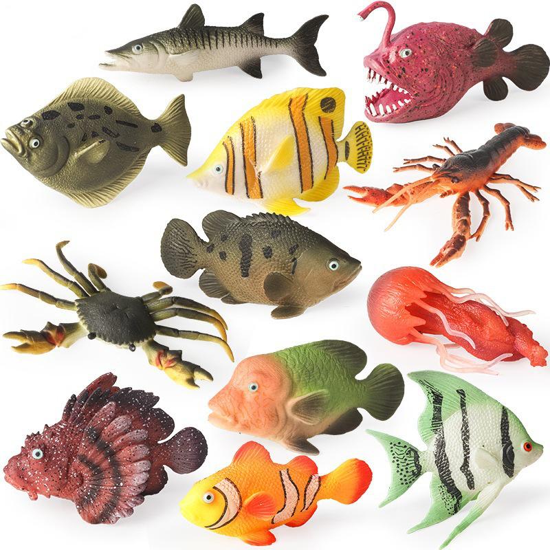 Multisensory Dinosaur & Marine Animal Squeeze Toy Set