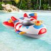 New INS Fighter Plane Swimming Ring for Kids Inflatable Seat Float with Water Gun Horn Steering Wheel Summer Pool Toy
