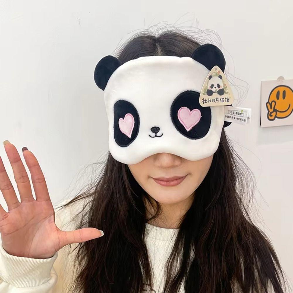 Soft Panda Plush Hand Puppet Simulation Panda Plush Hat Panda Plush Neck Pillow  New Year
