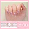 Gradient Nail Art Stickers Full Wrap Nail Stickers Self-Adhesive Nail Art Decals