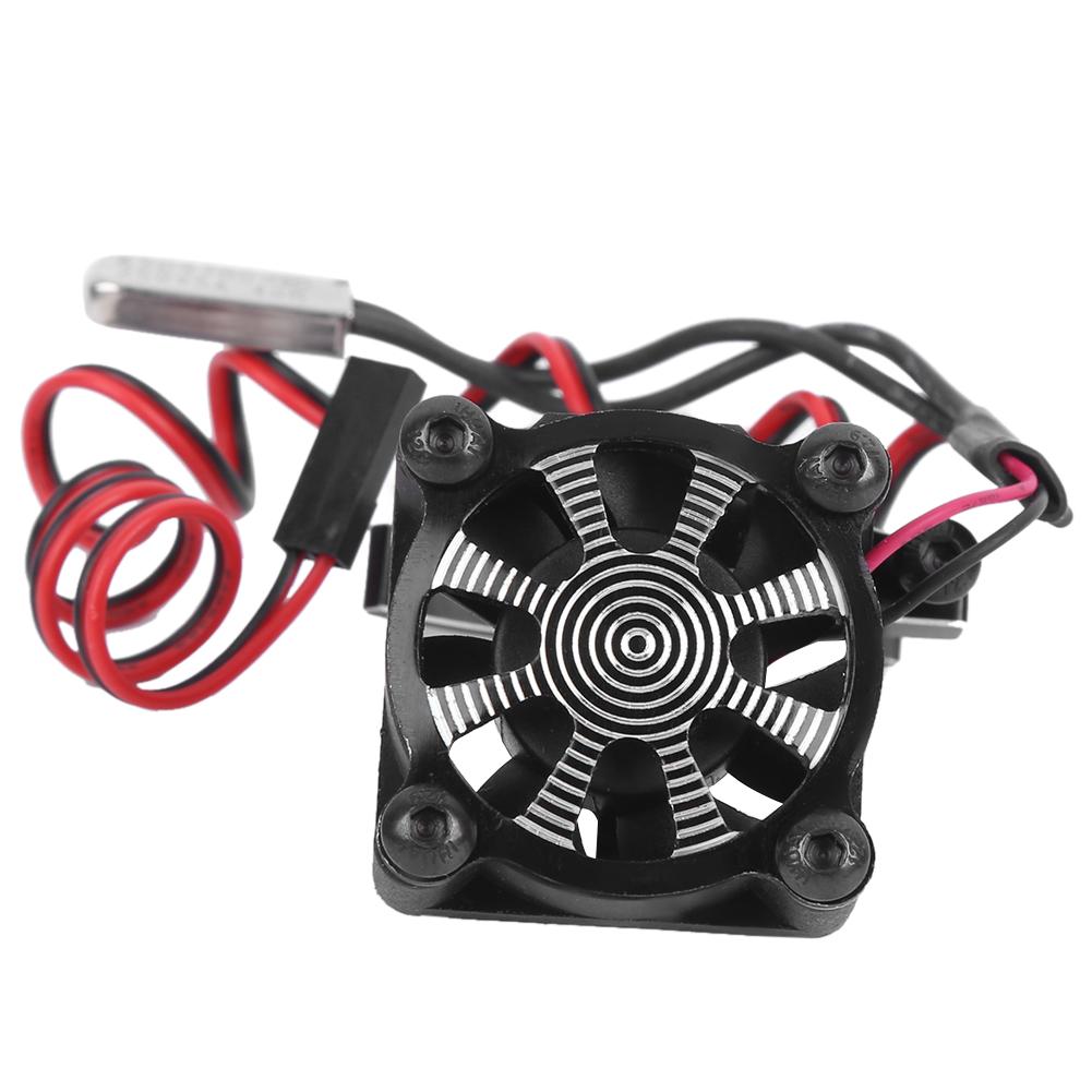 RC Model Car Motor Cooling Fan Heatsink with Thermal Sensor for 540 550 3650 3660