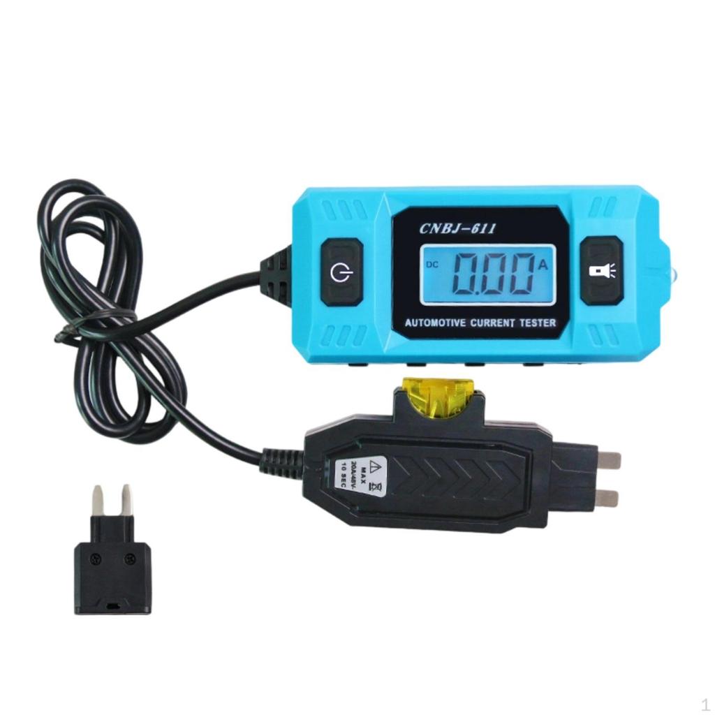 Automotive Current Tester 19.99A Circuit Protector DC for Mechanics, Hobbyists