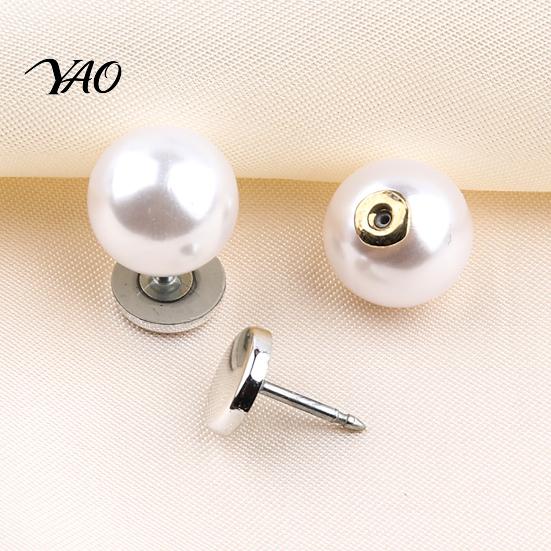 Quick Fix Buttons for Sewing 5Pcs Fake Pearl Clothing, Removable Decorative Brooch Pins, No Cardigans Sew Safety Pins Shirt Neckline Embellishment,