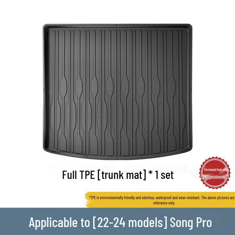 Waterproof TPE Floor & Trunk Mats for 2022-2026 BYD Song PRO