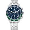 TH85 Dark Blue Stainless Steel Men's Quartz Chronograph Watch 1792185