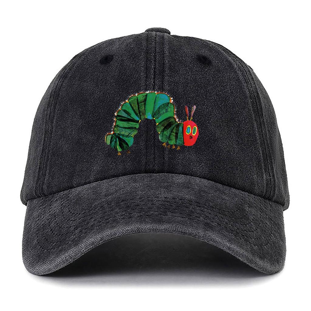 The Very Hungry Caterpillar Printed Cap Retro Aesthetic Music sun helmet Vintage Style Unisex baseball cap