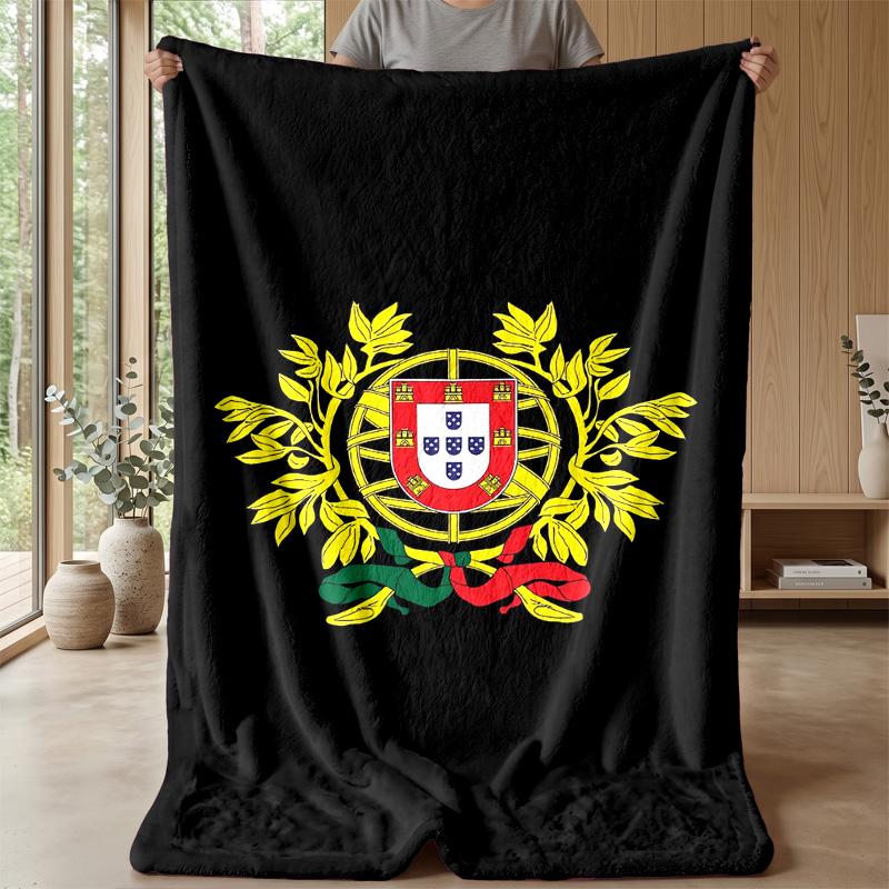 Portugal-Themen-Decke Weiche Flanelldecke Plüsch-Überwurf Gemütliche Sofa-Bett-Decke für Heimdekoration