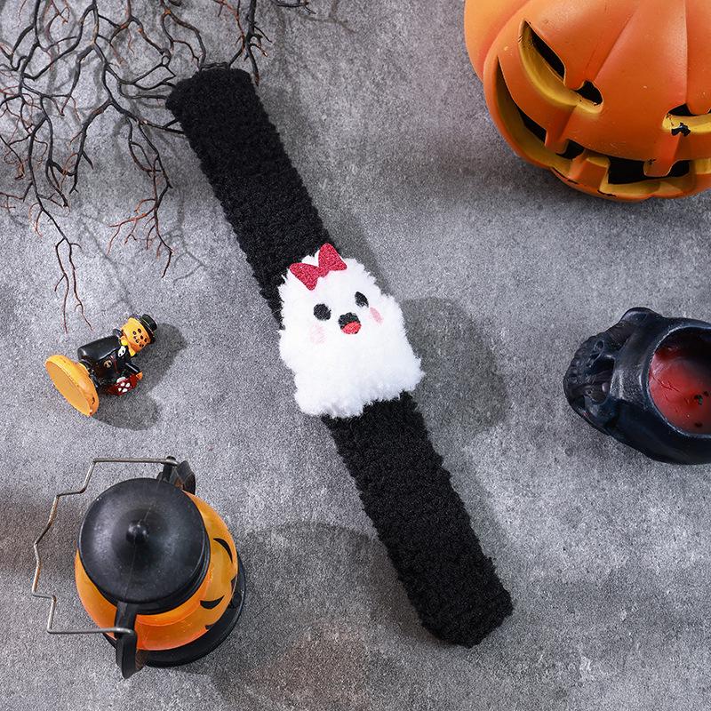 2026 Halloween Pumpkin & Ghost Slap Bracelet - Festive Decoration & Small Gift