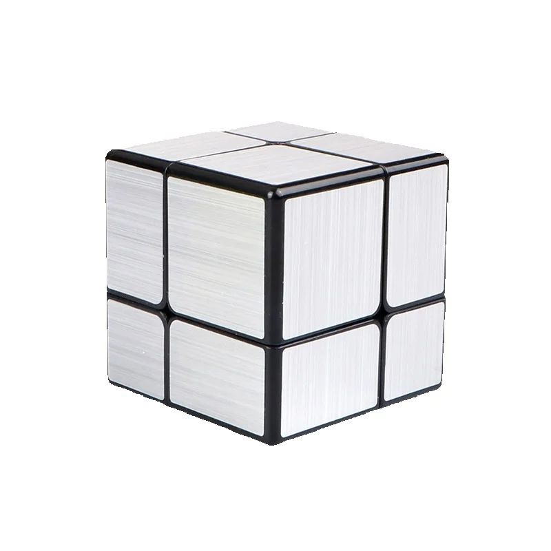Mirror Cube 2x2 3x3 Gold and Silver Stress Relief Cube Special Shape Speed Cube Puzzle Toy Children's Puzzle Gift Toy