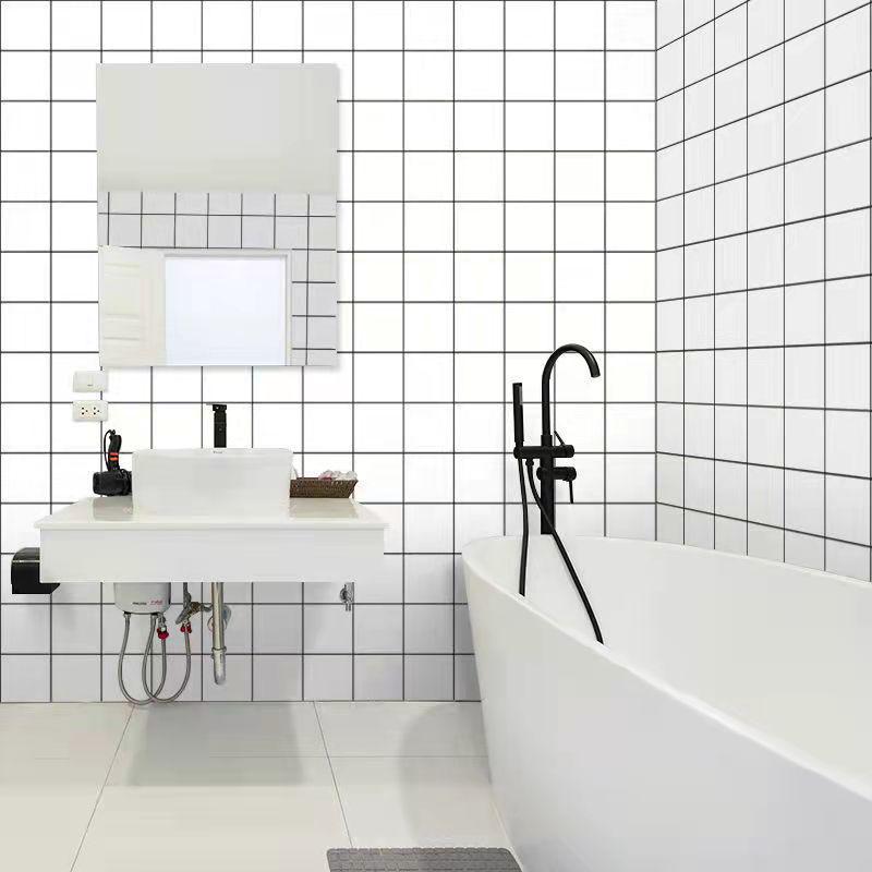 Adesivo da Pavimento Moderno Minimalista Autoadesivo per Bagno, WC e Cucina