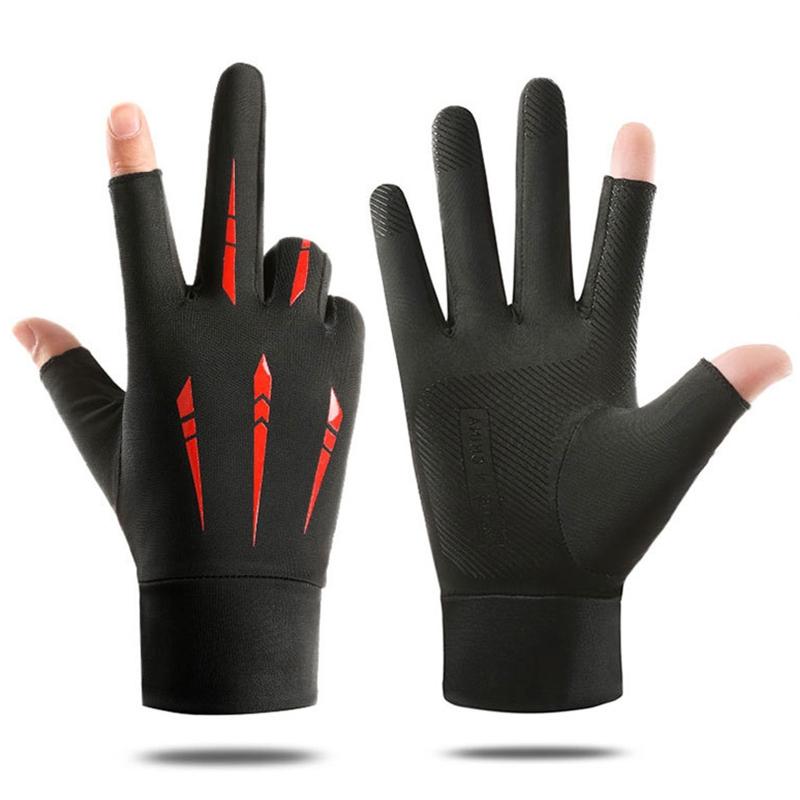 Summer Sun-proof Gloves Skin-friendly Nylon Gloves for Teens Cycling Hiking