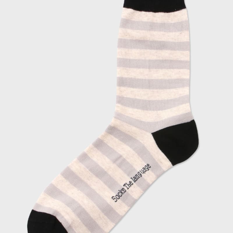 SOCKS THE LANGUAGE Layered Striped Socks