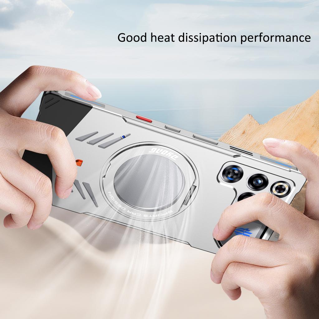 Aluminiumlegierung Kühlung Wärmeableitung Metall Magnetische Hülle Für ZTE Nubia RedMagic 11 Pro / Red Magic 11 Pro+ Abdeckung Stoßfest