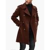 Men S Thickened Warm Woolen Overcoat Winter Casual Outerwear Jacket