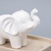Minimalist Room Decor Accessories Mini Resin Elephant Figurine, Good Luck Statue Tabletop Decor, Decorative Desktop Small Ornament for Home