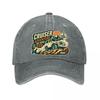 Retro Off Road Cruiser Adventure Bad  New Vintage Washed Cotton Baseball Cap Sun Hats