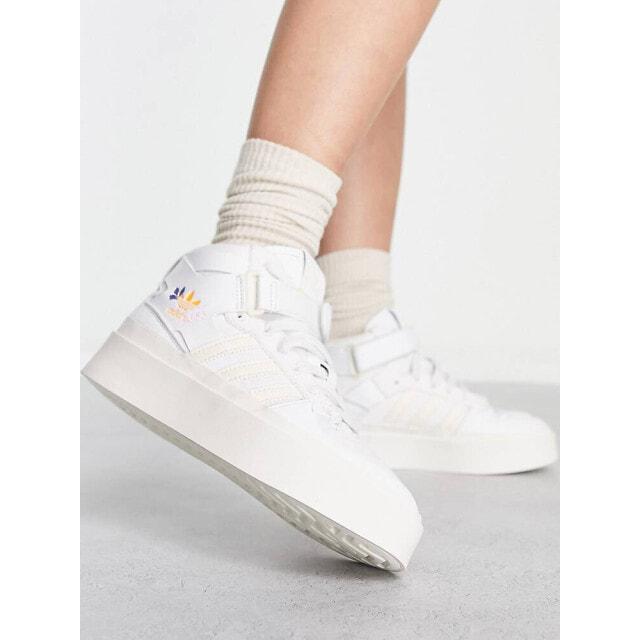 

adidas Originals Forum mid Bonega trainers in off white