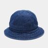 Round Denim Bucket Hat Unisex Adult Fashion Summer Sun Beach Vacation Fisherman Cap Girl Boy Cotton Visor Caps