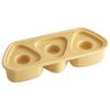 Skater Onigiri Press Mold 3 Pieces Dusty Yellow LKON3AG-A