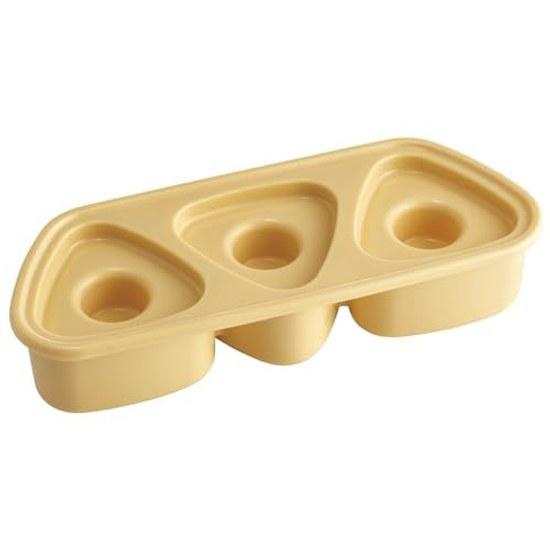 Skater Onigiri Press Mold 3 Pieces Dusty Yellow LKON3AG-A