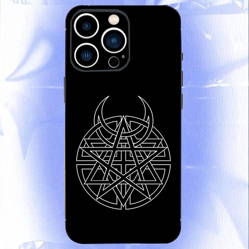 ROCK D-Disturbed Band Phone Case For iPhone 17,16,15,14,13,12,11,Pro,XS,Max,XR,Plus,E,SE4,Mini Black Soft Cover