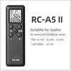 RCA6/R9/A5II Wireless Remote Control Photography LED Lights Remote Repalcement