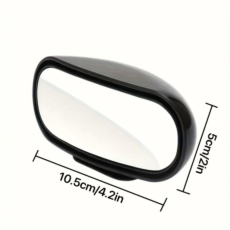 Wide Angle Adjustable Convex Blind Spot Mirrors Vehicle Side Rear View Auxiliary Mirrors for Parking Safety Assistance