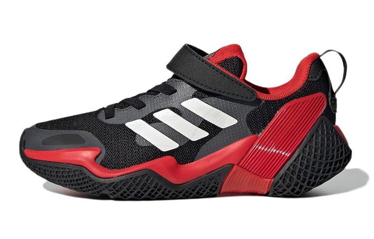 Adidas 4Uture Rnr El K Удобные Устойчивые к истиранию Устойчивые к истиранию Низкие Детские Беговые Кроссовки Черный Красный Детские GY9384 28