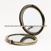 Concave Bottom Portable Double-Sided Folding Metal Makeup Mirror