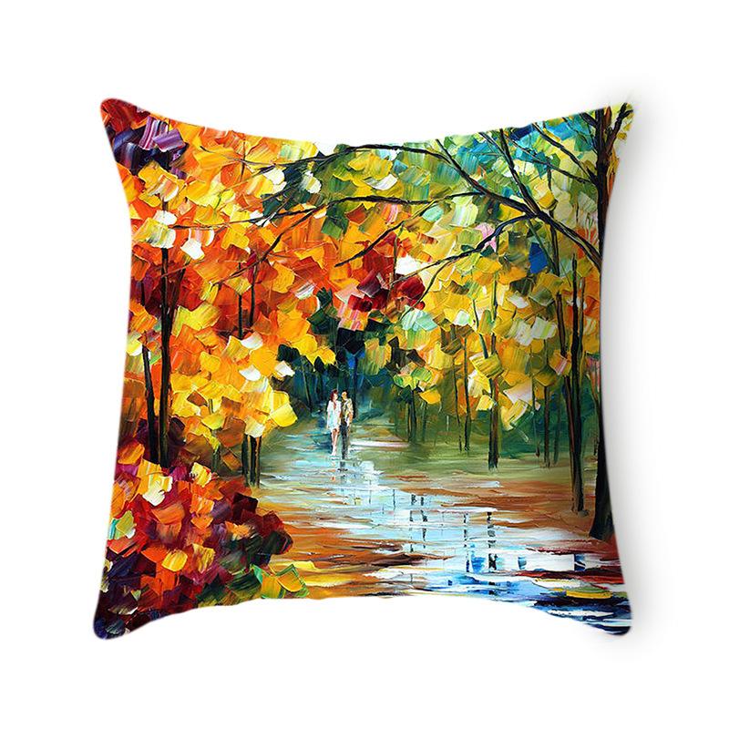 European Style Home Furnishing Linen Short Plush Cushion Pillow Case