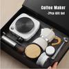 7Pcs Moka Pot Coffee Machine Kit Portable Hand Brew Espresso Coffee Equipment Coffee Maker Gift Set