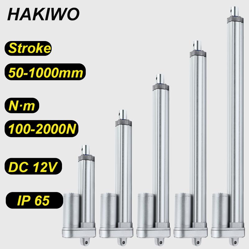 HAKIWO 12V Linear Actuator IP65 Waterproof