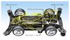 Tamiya Mini 4WD REV Series 02 Aero Thunder Shot AR Chassis 18702 No.