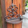 European Bird-shaped Ornaments Vintage Cast Iron Crafts Bird Feeders Home Garden Wall Storage Key Box